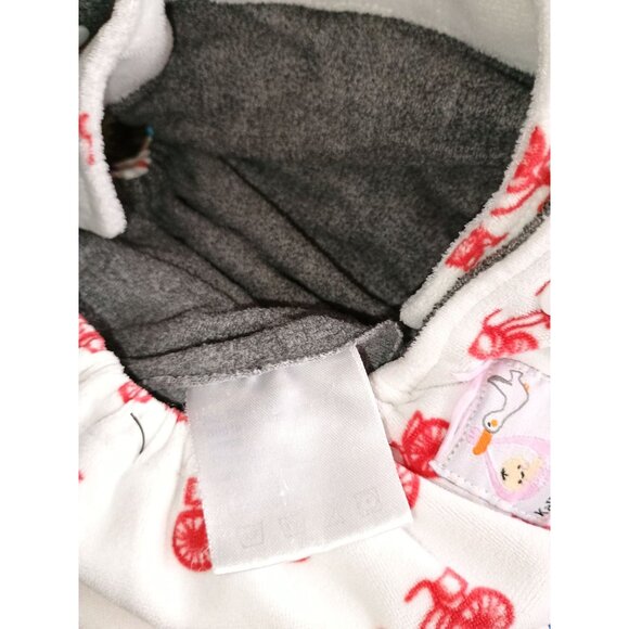 Kawaii Green‎ Baby Reusable Cloth Diaper Covers With Bicycle & Owl Prints - Picture 7 of 8